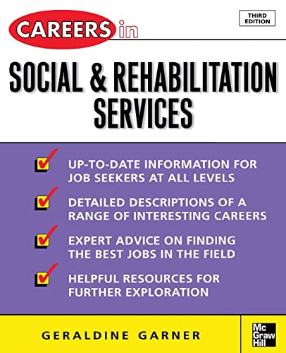 Stock image for Careers in Social and Rehabilitation Services for sale by Better World Books