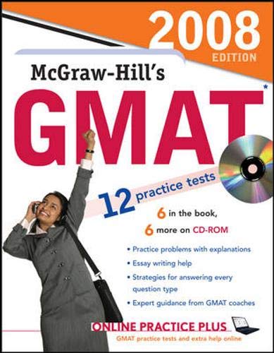 Stock image for McGraw-Hill's GMAT with CD, 2008 Edition for sale by SecondSale