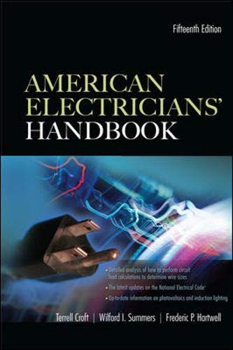 Imagen de archivo de American Electricians' Handbook a la venta por Better World Books