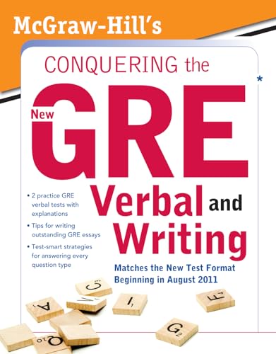 Stock image for McGraw-Hill's Conquering the New Gre Verbal and Writing for sale by Wonder Book