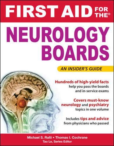 Stock image for First Aid for the Neurology Boards (FIRST AID Specialty Boards) for sale by Books From California