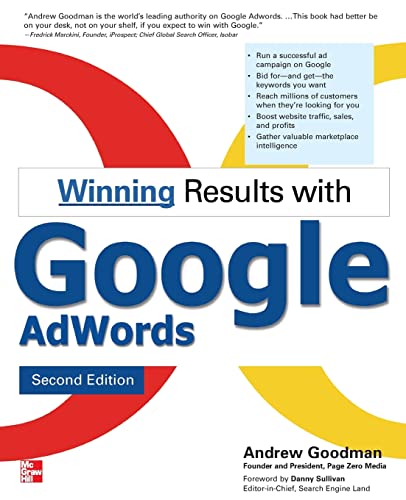 Beispielbild fr Winning Results with Google AdWords, Second Edition zum Verkauf von Goodwill of Colorado