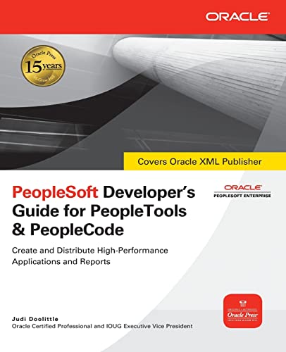 9780071496629: PeopleSoft Developer's Guide for PeopleTools and PeopleCode (Oracle Press)