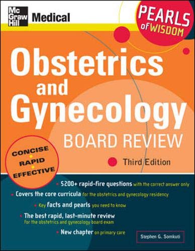 9780071497039: Obstetrics and Gynecology Board Review: Pearls of Wisdom, Third Edition