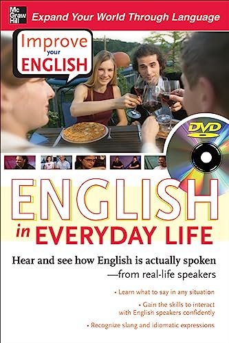 Stock image for Improve Your English: English in Everyday Life (DVD w/ Book): Hear and see how English is actually spoken--from real-life speakers for sale by Bookoutlet1