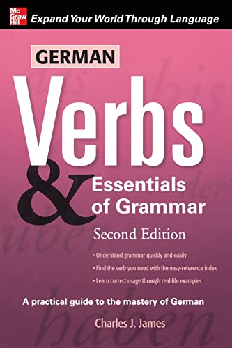 Beispielbild fr German Verbs & Essential of Grammar, Second Edition zum Verkauf von Better World Books