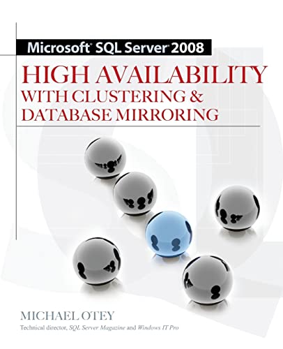 Microsoft SQL Server 2008 High Availability with Clustering & Database Mirroring (Database & ERP ...