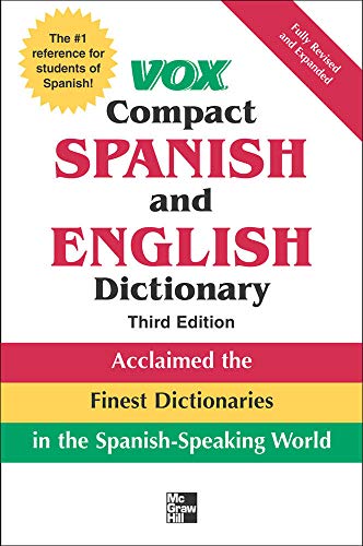 Beispielbild fr Vox Compact Spanish and English Dictionary, Third Edition (Paperback) zum Verkauf von Better World Books