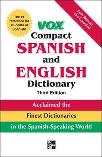 Beispielbild fr Vox Compact Spanish and English Dictionary, 3E (Vinyl) zum Verkauf von Books From California