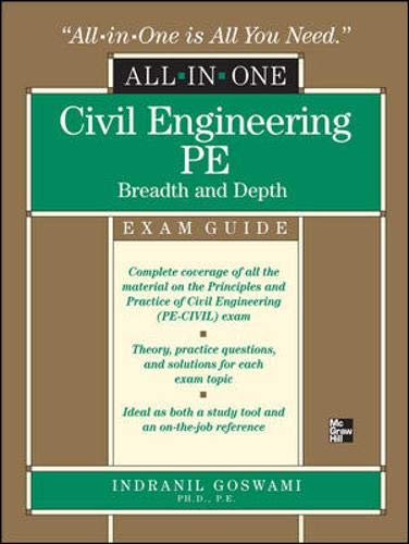 Stock image for Civil Engineering All-In-One PE Exam Guide: Breadth and Depth for sale by HPB-Red