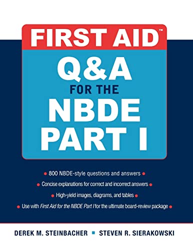 Stock image for First Aid Q&A for the Nbde Part I for sale by Russell Books