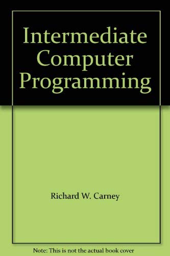 Intermediate Computer Programming