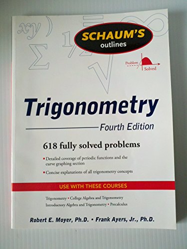 Stock image for Schaums Outline of Trigonometry, 4th Ed. (Schaums Outline Series) for sale by Blue Vase Books