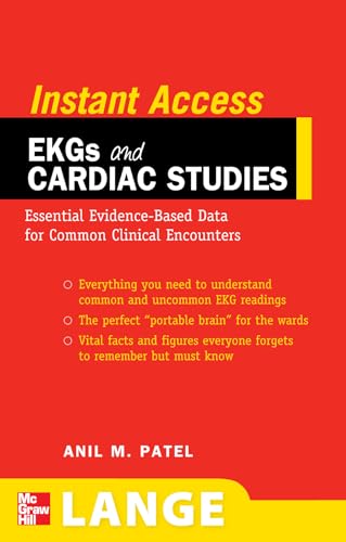 Stock image for LANGE Instant Access EKGs and Cardiac Studies: EKGs and Common Cardiac Studies for sale by HPB-Red