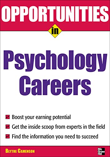 Imagen de archivo de Opportunities in Psychology Careers a la venta por Better World Books