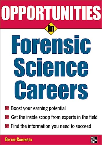 Beispielbild fr Opportunities in Forensic Science zum Verkauf von Better World Books