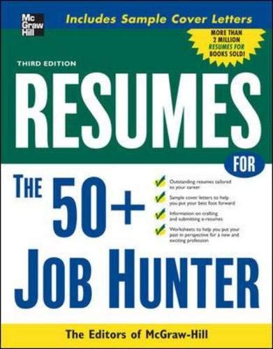 Stock image for Resumes for 50+ Job Hunters for sale by Better World Books