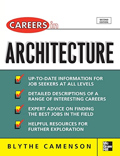 Imagen de archivo de Careers in Architecture (McGraw-Hill Professional Careers (Paperback)) a la venta por More Than Words