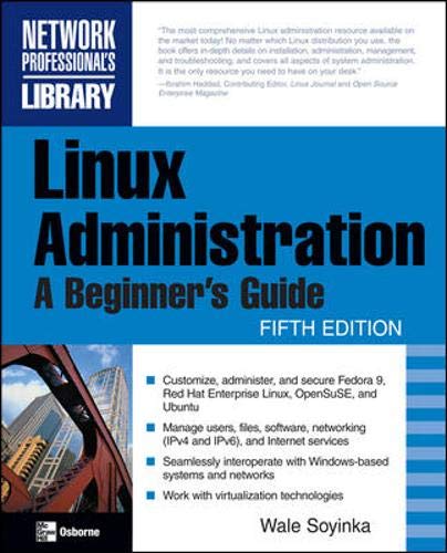 Imagen de archivo de Linux Administration: A Beginner's Guide, Fifth Edition a la venta por HPB-Red