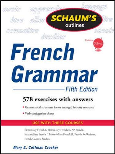 Imagen de archivo de French Grammar a la venta por Better World Books
