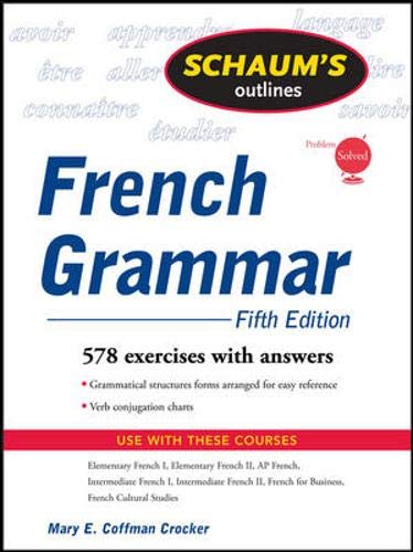 9780071546058: Schaum's Outline of French Grammar, 5ed (Schaum's Outlines)