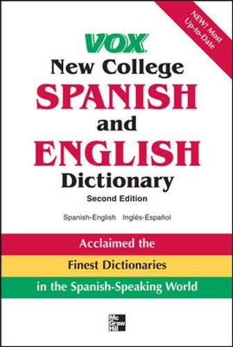Stock image for New College Spanish and English Dictionary for sale by Better World Books