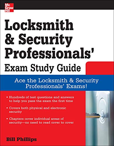 9780071549813: Locksmith and Security Professionals' Exam Study Guide (P/L CUSTOM SCORING SURVEY)
