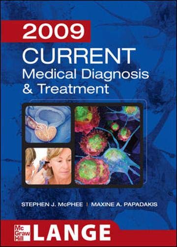 Imagen de archivo de Current Medical Diagnosis and Treatment 2009 a la venta por BookHolders