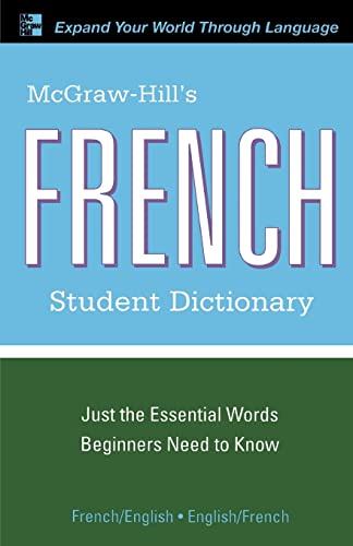 Stock image for McGraw-Hills French Student Dictionary (McGraw-Hill Dictionary Series) for sale by Goodwill of Colorado