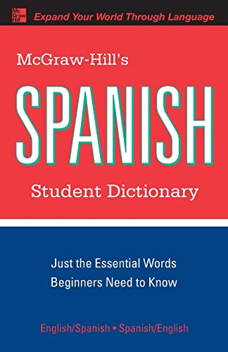 Stock image for McGraw-Hill's Spanish Student Dictionary (McGraw-Hill Dictionary Series) for sale by SecondSale