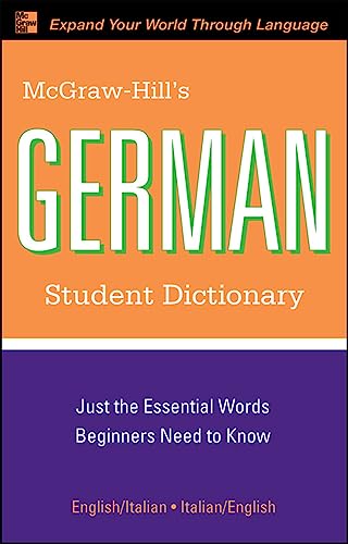 Imagen de archivo de McGraw-Hill's German Student Dictionary a la venta por ThriftBooks-Dallas