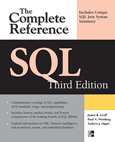 Beispielbild fr SQL: The Complete Reference, 3rd Edition zum Verkauf von HPB-Red