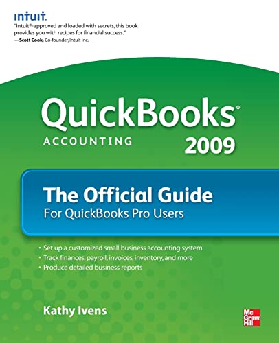 Imagen de archivo de QuickBooks 2009 the Official Guide a la venta por ThriftBooks-Reno