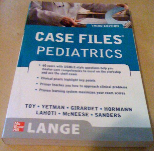 Beispielbild fr Case Files Pediatrics, Third Edition (LANGE Case Files) zum Verkauf von More Than Words