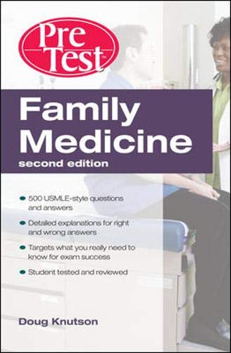Stock image for Family Medicine PreTest Self-Assessment and Review for sale by Better World Books