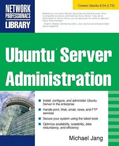 Stock image for Ubuntu Server Administration (Network Professional's Library) for sale by Wonder Book