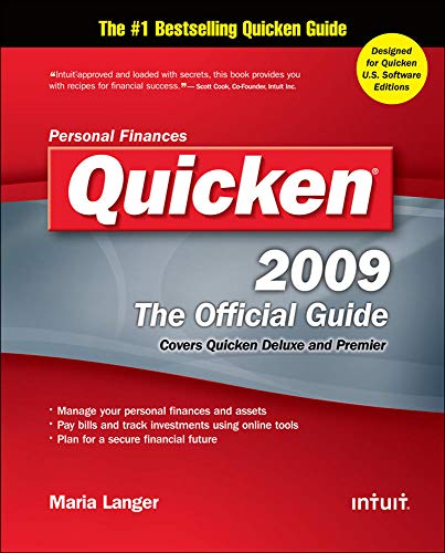 Beispielbild fr Quicken 2009 the Official Guide zum Verkauf von Better World Books