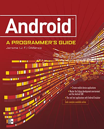 9780071599887: Android A Programmers Guide (PROGRAMMING & WEB DEV - OMG)