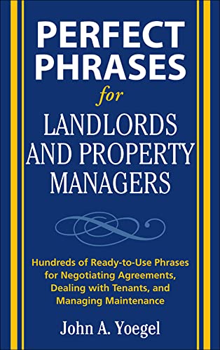 9780071600514: Perfect Phrases for Landlords and Property Managers (Perfect Phrases Series)