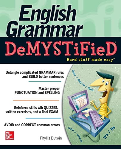 Imagen de archivo de English Grammar Demystified: A Self Teaching Guide a la venta por A Team Books