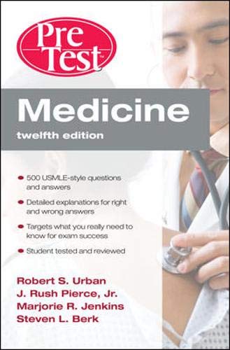 9780071601627: Medicine PreTest Self-Assessment & Review, Twelfth Edition