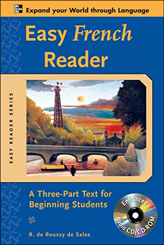 Imagen de archivo de Easy French Reader w/CD-ROM: A Three-Part Text for Beginning Students (Easy Reader Series) a la venta por SecondSale