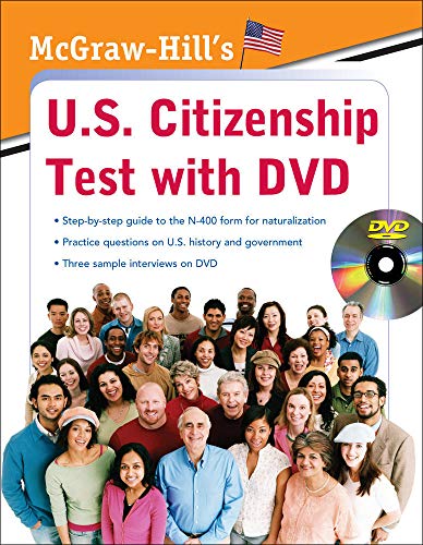 9780071605168: McGraw-Hill's U.S. Citizenship Test with DVD (TEST PREP)