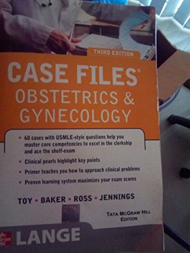 Imagen de archivo de Case Files Obstetrics and Gynecology, Third Edition (LANGE Case Files) a la venta por Wonder Book