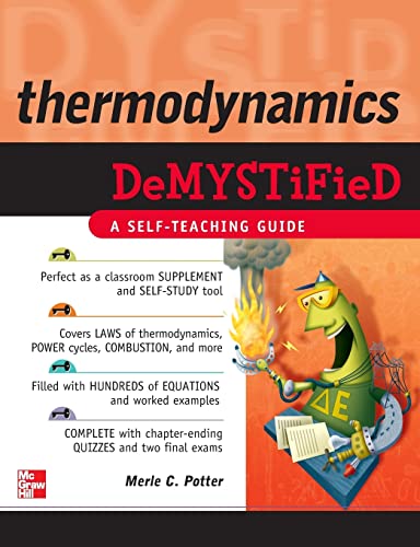 Thermodynamics DeMYSTiFied (9780071605991) by Potter, Merle