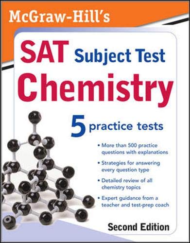 Beispielbild fr McGraw-Hill's SAT Subject Test : Chemistry zum Verkauf von Better World Books
