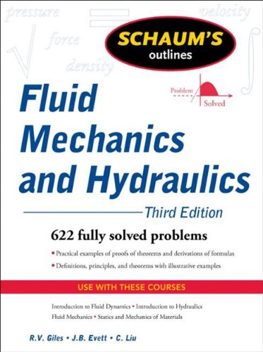 Stock image for Schaum's Outline of Fluid Mechanics and Hydraulics, 3ed (Schaum's Outline Series) for sale by HPB-Red