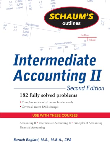 Stock image for Schaum's Outline of Intermediate Accounting II, 2ed for sale by BooksRun