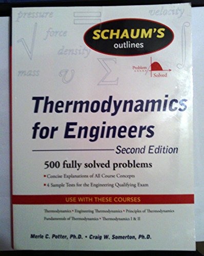 Stock image for Schaum's Outlines Thermodynamics for Engineers for sale by ThriftBooks-Atlanta
