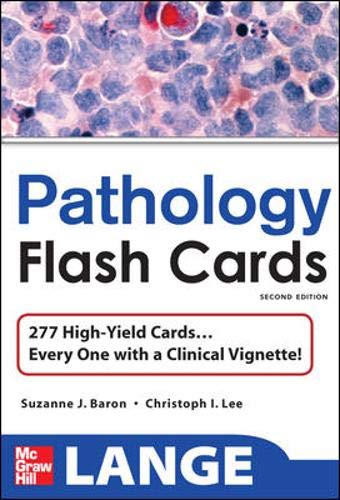 Imagen de archivo de Lange Pathology Flash Cards, Second Edition (LANGE FlashCards) a la venta por SecondSale